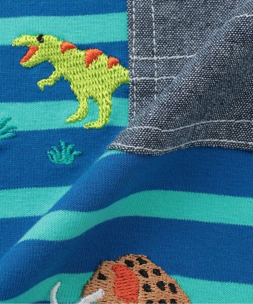 kladskap / クレードスコープ Tシャツ | 太古の生きものボーダー半袖Tシャツ | 詳細9