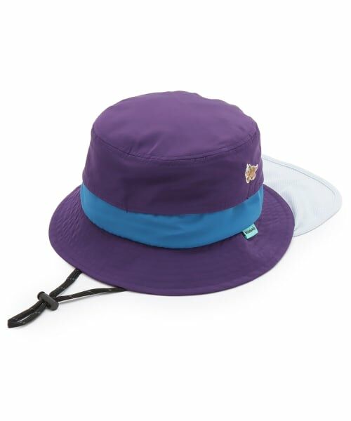kladskap / クレードスコープ ハット | 恐竜ワンポイントアウトドアハット（パープル）