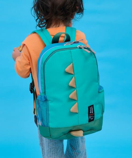 kladskap / クレードスコープ リュック・バックパック | 恐竜やらかしリュック（エメラルド グリーン）