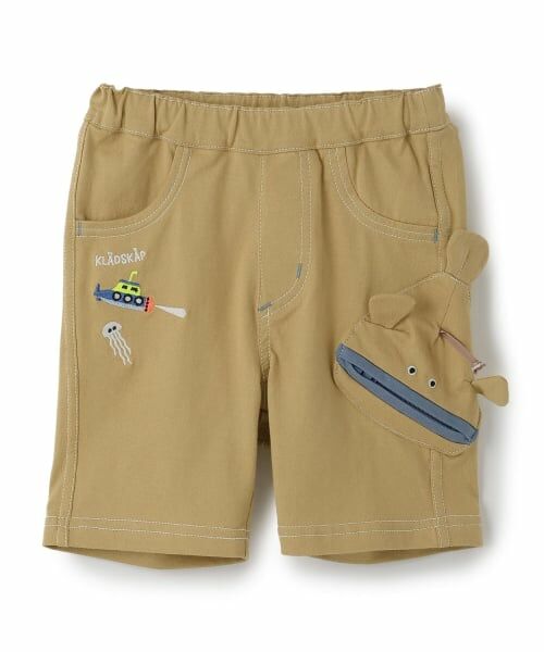 kladskap / クレードスコープ ショート・ハーフ・半端丈パンツ | アンコウポケット5分丈パンツ（ベージュ）
