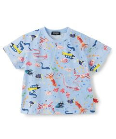 kladskap / クレードスコープ Tシャツ | 深海魚総柄半袖Tシャツ