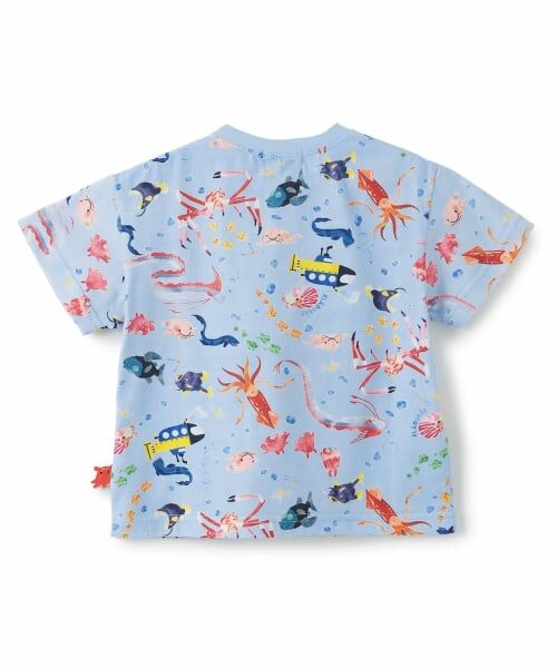 kladskap / クレードスコープ Tシャツ | 深海魚総柄半袖Tシャツ | 詳細1