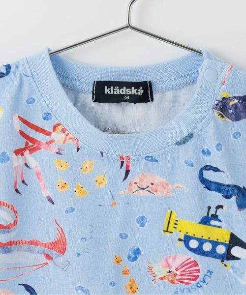kladskap / クレードスコープ Tシャツ | 深海魚総柄半袖Tシャツ | 詳細2