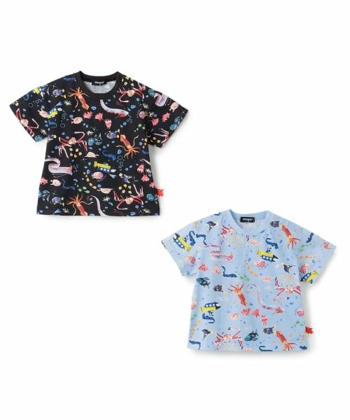 kladskap / クレードスコープ Tシャツ | 深海魚総柄半袖Tシャツ | 詳細7