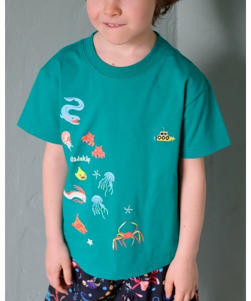 kladskap / クレードスコープ Tシャツ | 蓄光深海魚刺しゅう半袖Tシャツ | 詳細17