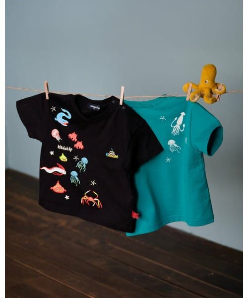 kladskap / クレードスコープ Tシャツ | 蓄光深海魚刺しゅう半袖Tシャツ | 詳細22