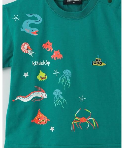 kladskap / クレードスコープ Tシャツ | 蓄光深海魚刺しゅう半袖Tシャツ | 詳細7
