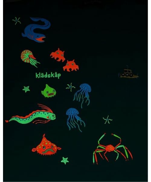 kladskap / クレードスコープ Tシャツ | 蓄光深海魚刺しゅう半袖Tシャツ | 詳細8