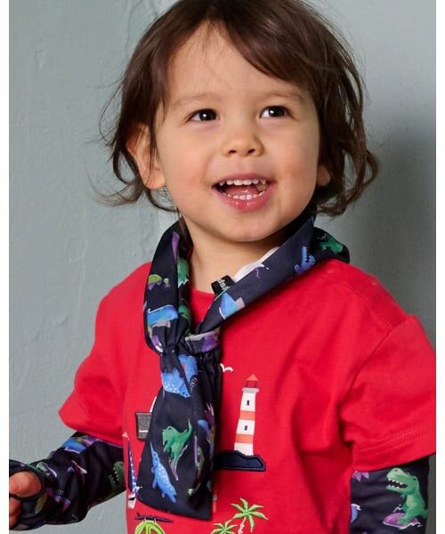 kladskap / クレードスコープ マフラー・ショール・スヌード・ストール | 総柄ネッククーラー（紺）