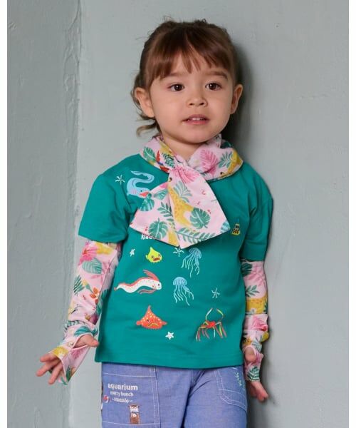 kladskap / クレードスコープ マフラー・ショール・スヌード・ストール | 総柄ネッククーラー | 詳細10