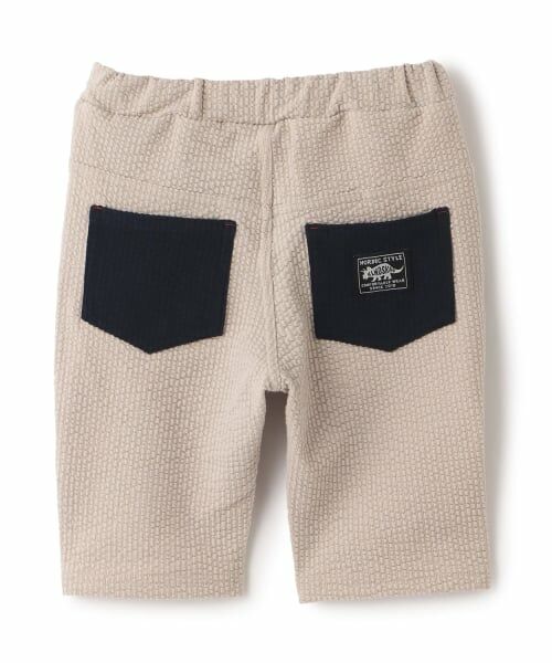 kladskap / クレードスコープ ショート・ハーフ・半端丈パンツ | 【人気商品再入荷】【直営店で取り扱い無し】ワンポイント刺しゅう6分丈パンツ | 詳細1