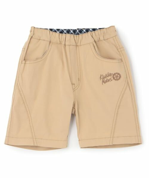 kladskap / クレードスコープ ショート・ハーフ・半端丈パンツ | 【人気商品再入荷】【直営店で取り扱い無し】刺しゅう5分丈シェフパンツ（ベージュ）