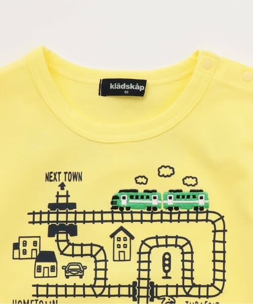 kladskap / クレードスコープ Tシャツ | ☆彡電車と線路半袖Tシャツ | 詳細2