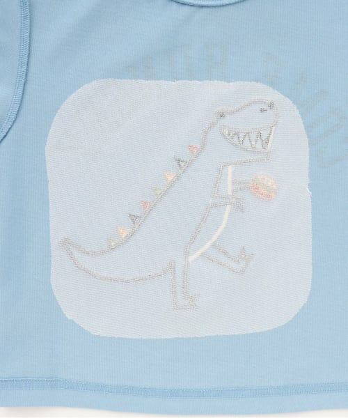 kladskap / クレードスコープ Tシャツ | ☆彡恐竜アップリケ半袖Tシャツ | 詳細3