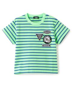 kladskap / クレードスコープ Tシャツ | 【人気商品再入荷】【直営店で取り扱い無し】ワッペンボーダー半袖Tシャツ