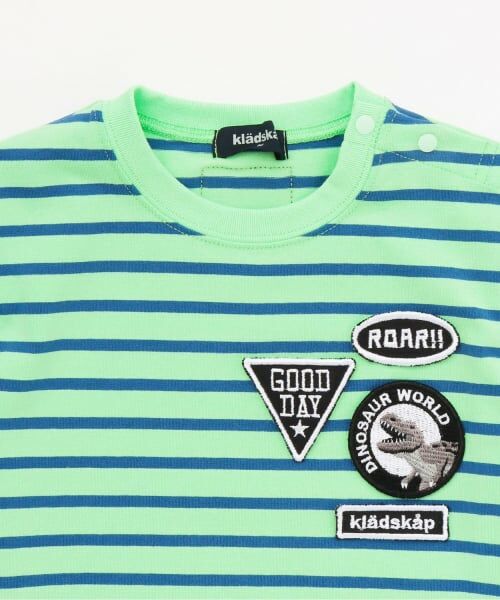 kladskap / クレードスコープ Tシャツ | 【人気商品再入荷】【直営店で取り扱い無し】ワッペンボーダー半袖Tシャツ | 詳細2