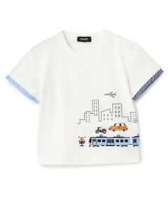 kladskap / クレードスコープ Tシャツ | 【人気商品再入荷】【直営店で取り扱い無し】乗り物と街半袖Tシャツ