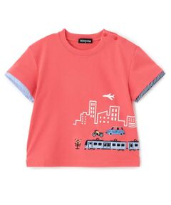 kladskap / クレードスコープ Tシャツ | 【人気商品再入荷】【直営店で取り扱い無し】乗り物と街半袖Tシャツ