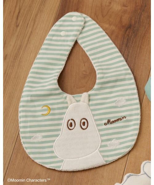 kladskap / クレードスコープ スタイ・ビブ | 【MOOMIN】ムーミン・ニョロニョロスタイ（ライト グリーン）