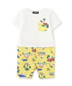 kladskap / クレードスコープ ロンパース | 乗り物柄半袖カバーオール