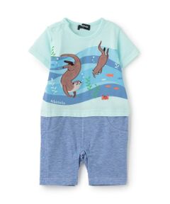 kladskap / クレードスコープ ロンパース | カワウソ半袖カバーオール