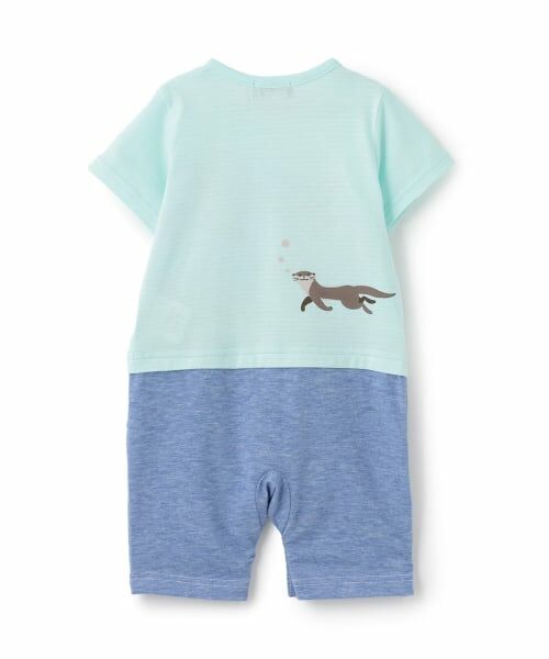 kladskap / クレードスコープ ロンパース | カワウソ半袖カバーオール | 詳細1