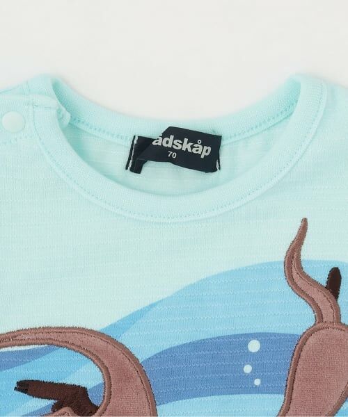 kladskap / クレードスコープ ロンパース | カワウソ半袖カバーオール | 詳細2