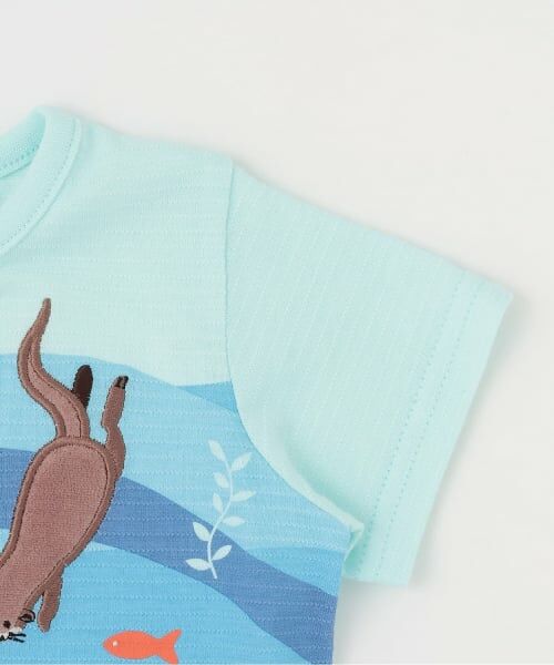 kladskap / クレードスコープ ロンパース | カワウソ半袖カバーオール | 詳細3