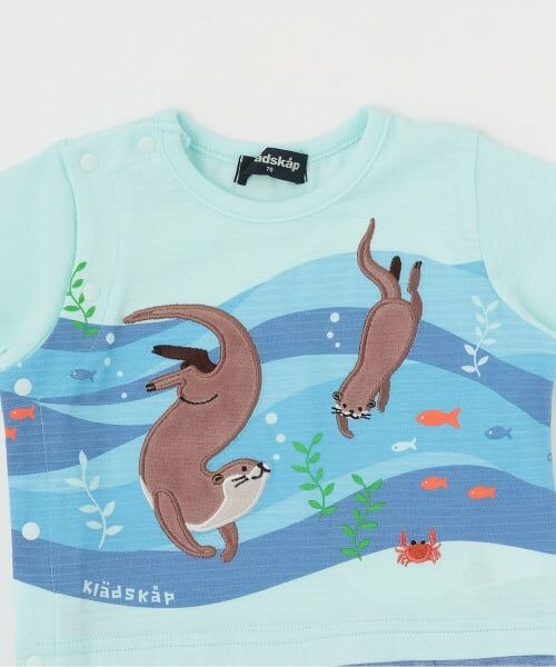 kladskap / クレードスコープ ロンパース | カワウソ半袖カバーオール | 詳細4