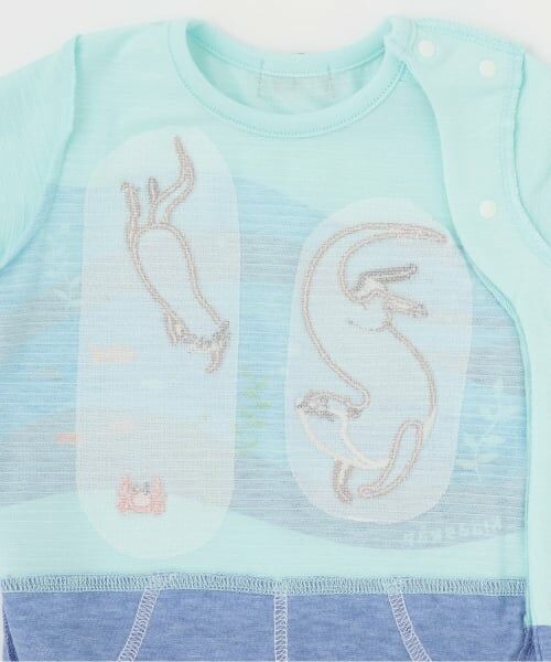 kladskap / クレードスコープ ロンパース | カワウソ半袖カバーオール | 詳細5