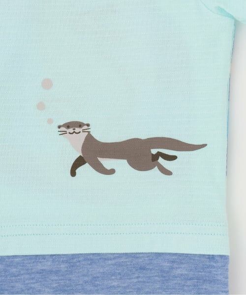 kladskap / クレードスコープ ロンパース | カワウソ半袖カバーオール | 詳細7