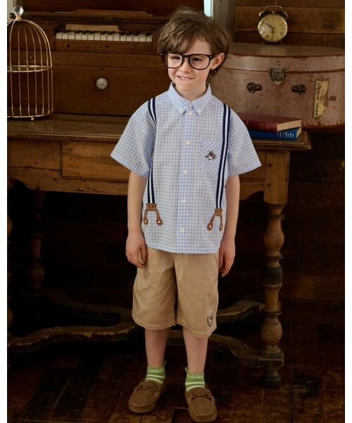 kladskap / クレードスコープ ショート・ハーフ・半端丈パンツ | オオカミワンポイント5分丈パンツ | 詳細16