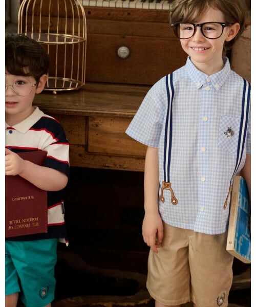 kladskap / クレードスコープ ショート・ハーフ・半端丈パンツ | オオカミワンポイント5分丈パンツ | 詳細17