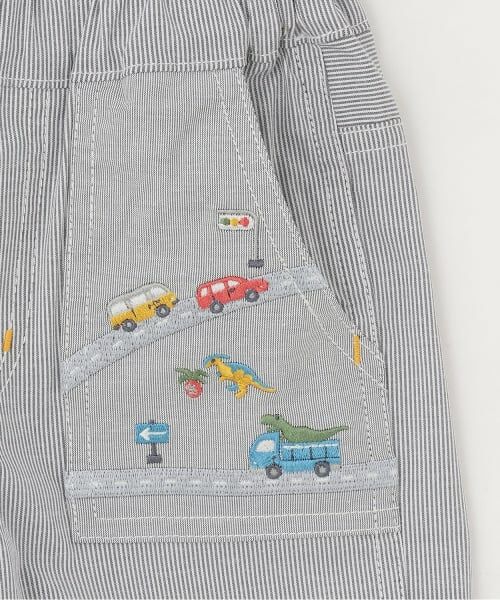 kladskap / クレードスコープ ショート・ハーフ・半端丈パンツ | 乗り物刺しゅう5分丈パンツ | 詳細5