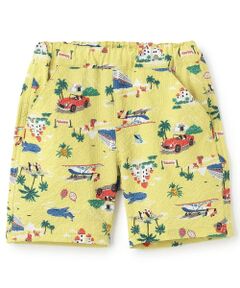 kladskap / クレードスコープ ショート・ハーフ・半端丈パンツ | 乗り物総柄5分丈シェフパンツ