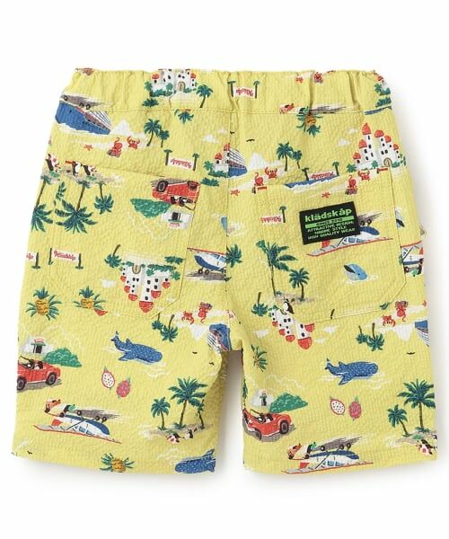 kladskap / クレードスコープ ショート・ハーフ・半端丈パンツ | 乗り物総柄5分丈シェフパンツ | 詳細1