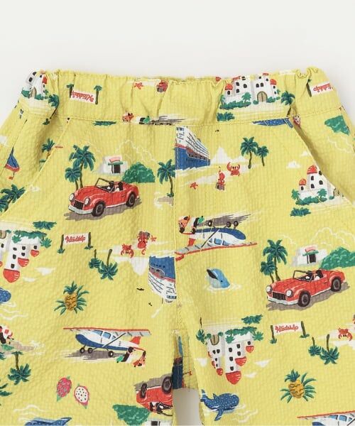 kladskap / クレードスコープ ショート・ハーフ・半端丈パンツ | 乗り物総柄5分丈シェフパンツ | 詳細2