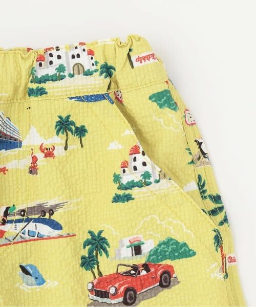 kladskap / クレードスコープ ショート・ハーフ・半端丈パンツ | 乗り物総柄5分丈シェフパンツ | 詳細4