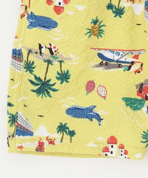 kladskap / クレードスコープ ショート・ハーフ・半端丈パンツ | 乗り物総柄5分丈シェフパンツ | 詳細5