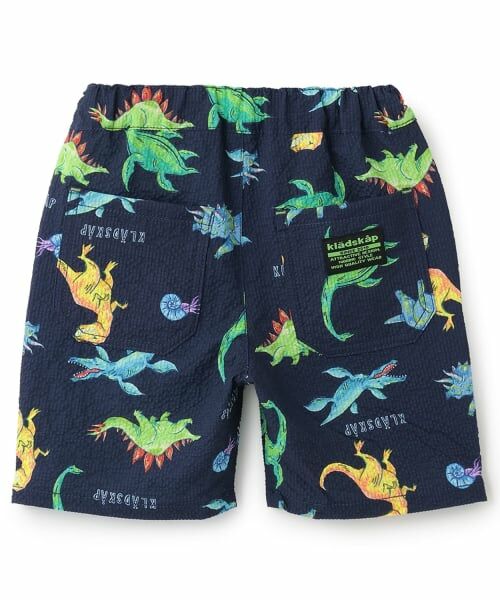 kladskap / クレードスコープ ショート・ハーフ・半端丈パンツ | 恐竜総柄5分丈シェフパンツ | 詳細1