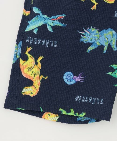 kladskap / クレードスコープ ショート・ハーフ・半端丈パンツ | 恐竜総柄5分丈シェフパンツ | 詳細5