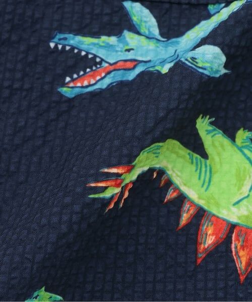 kladskap / クレードスコープ ショート・ハーフ・半端丈パンツ | 恐竜総柄5分丈シェフパンツ | 詳細7