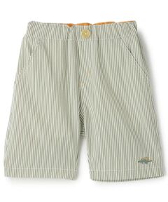 kladskap / クレードスコープ ショート・ハーフ・半端丈パンツ | 恐竜ワンポイント刺しゅう6分丈パンツ