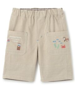 kladskap / クレードスコープ ショート・ハーフ・半端丈パンツ | 水族館刺しゅう5分丈パンツ