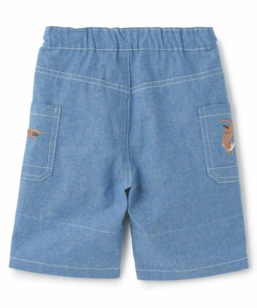 kladskap / クレードスコープ ショート・ハーフ・半端丈パンツ | 水族館刺しゅう5分丈パンツ | 詳細1