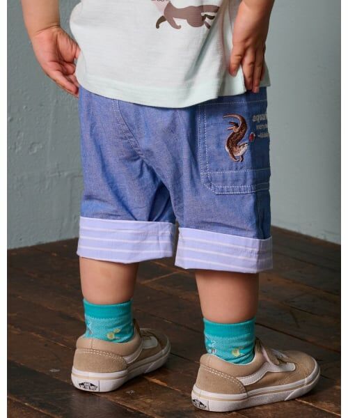 kladskap / クレードスコープ ショート・ハーフ・半端丈パンツ | 水族館刺しゅう5分丈パンツ | 詳細13