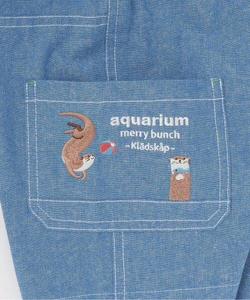 kladskap / クレードスコープ ショート・ハーフ・半端丈パンツ | 水族館刺しゅう5分丈パンツ | 詳細4