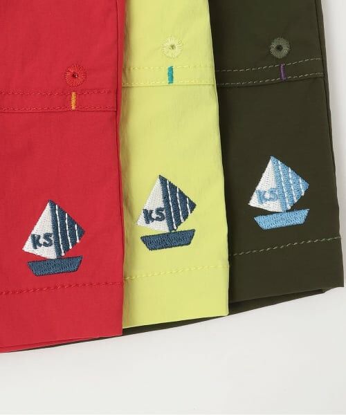 kladskap / クレードスコープ ショート・ハーフ・半端丈パンツ | ヨットワンポイント5分丈パンツ | 詳細6