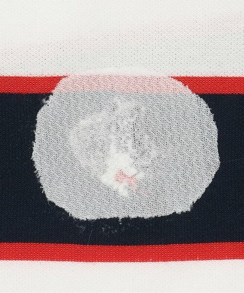 kladskap / クレードスコープ ポロシャツ | オオカミワンポイントボーダー半袖ポロシャツ | 詳細4