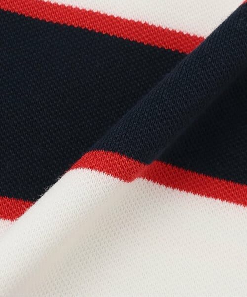 kladskap / クレードスコープ ポロシャツ | オオカミワンポイントボーダー半袖ポロシャツ | 詳細7